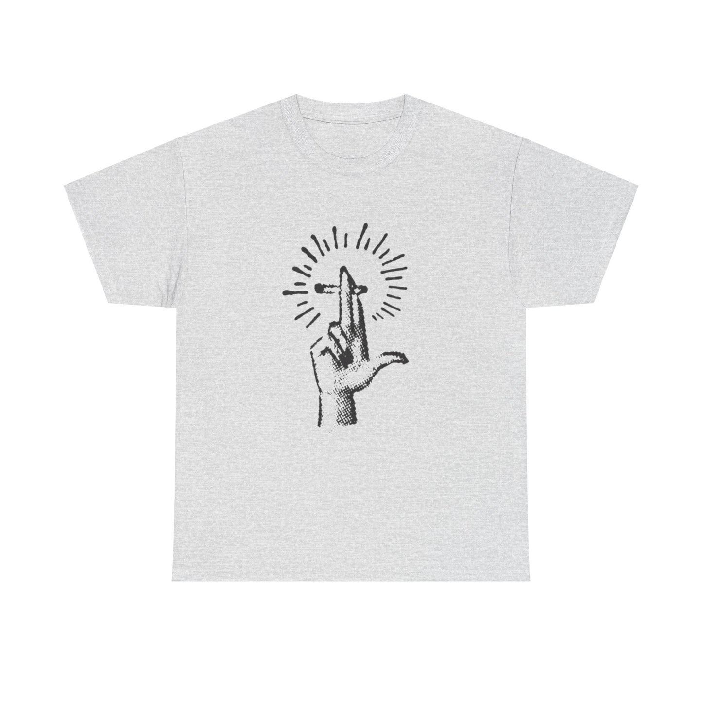 Light It Up Weed Joint Graphic T Shirt Unisex Heavy Cotton Tee