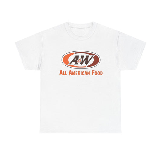 A And W Food Graphic T Shirt Unisex Gift New AMERICAN VINTAGE