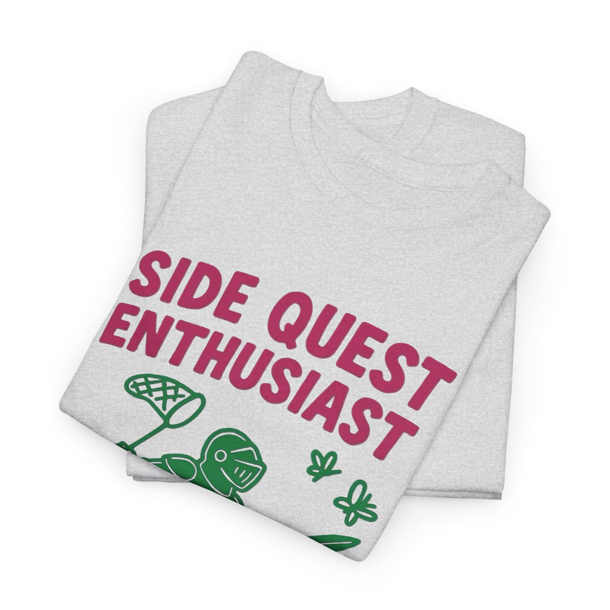 Side Quest Enthusiast Video Game Graphic T-Shirt Men's Tee