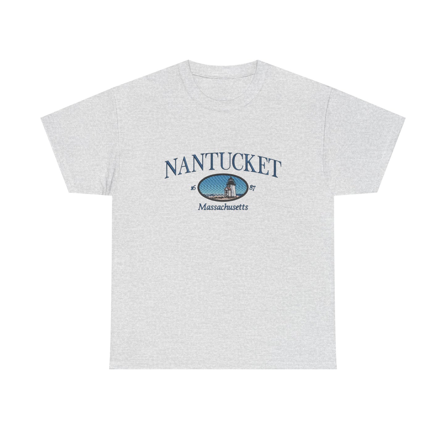 Nantucket Massachusetts Graphic T Shirt NEW Unisex Heavy Cotton Tee