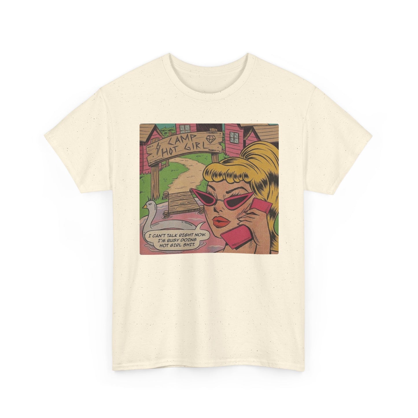 Hot Girl Camp Funny T Shirt Unisex Heavy Cotton Tee