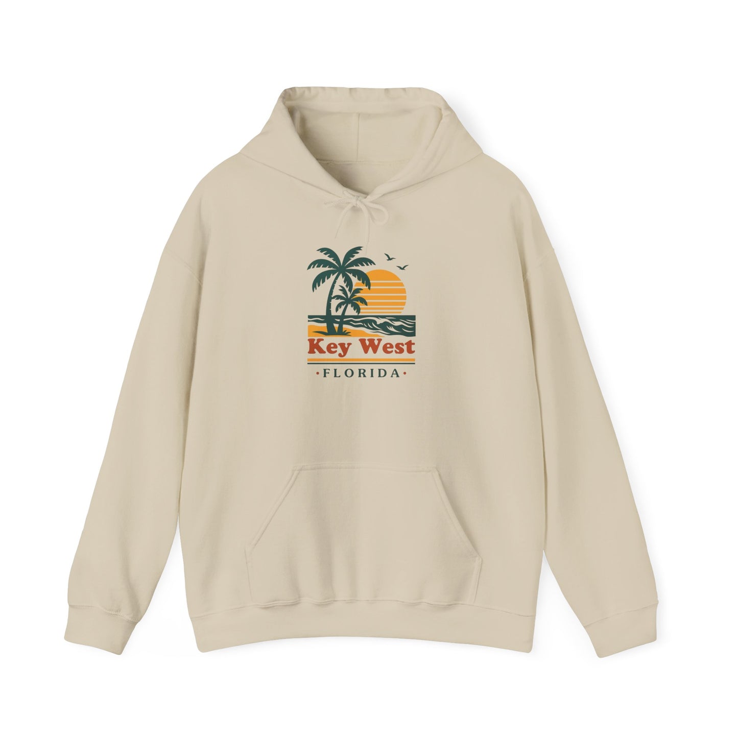 Key West Florida Graphic Hoodie Heavy Blend Sweatshirt NEW
