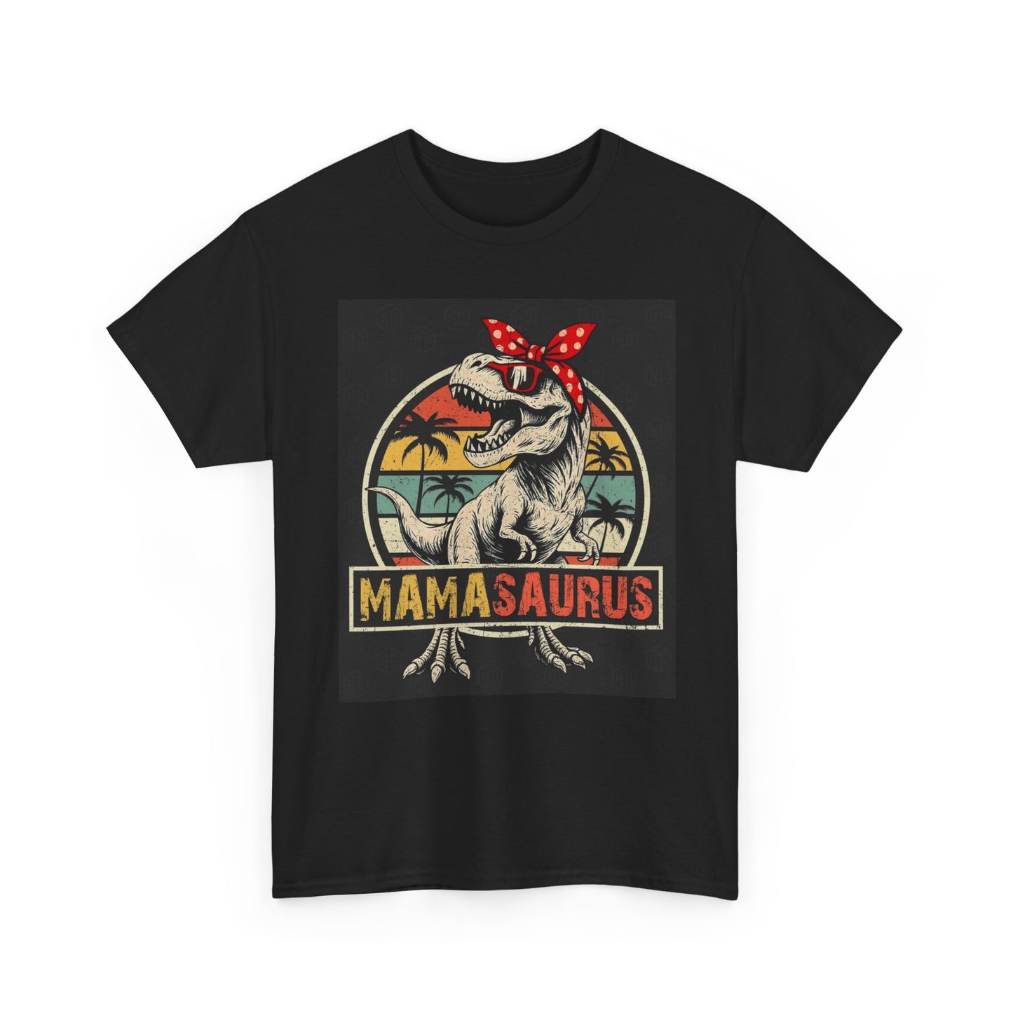 Mamasaurus Graphic T Shirt Funny Mom Jokes Cute Unisex Heavy Cotton Tee