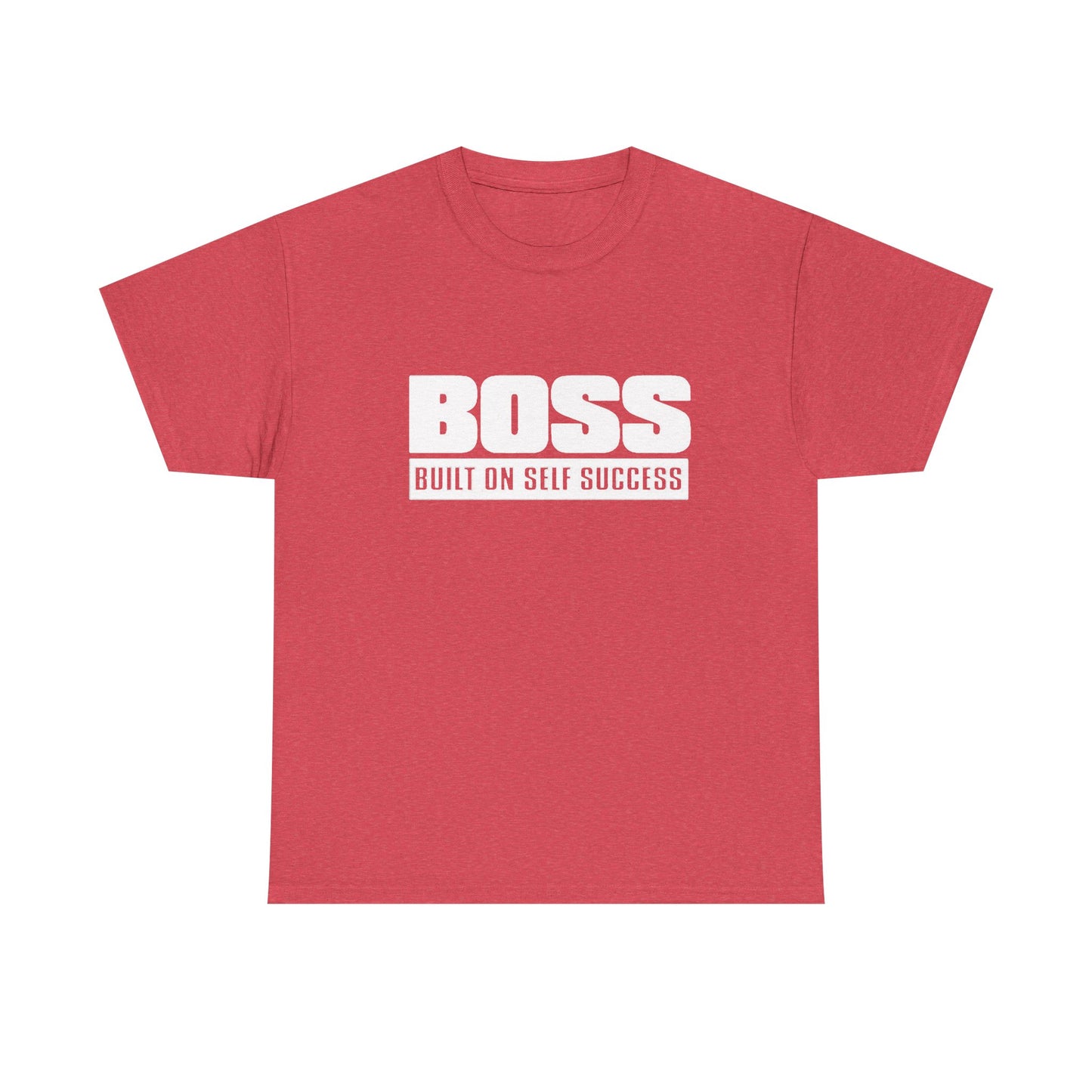 Boss Built On Self Success Graphic T Shirt NEW Adult Regular Sizing Tee