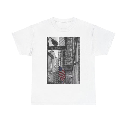 Wall Street NY T Shirt BRAND NEW Apparel Unisex Heavy Cotton Tee