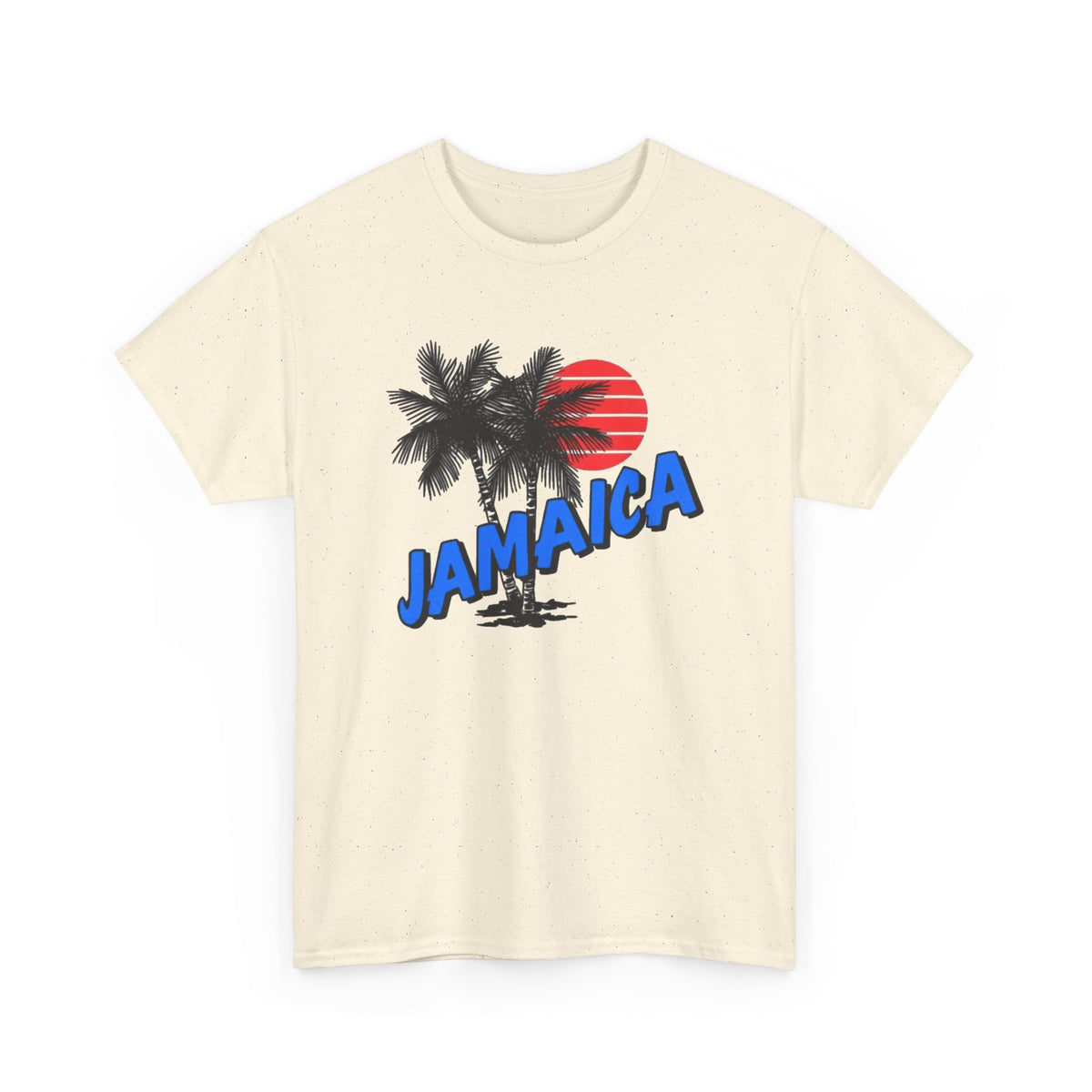 Jamaica Graphic T Shirt Men's Tropical Beach Retro Heavy Cotton Tee