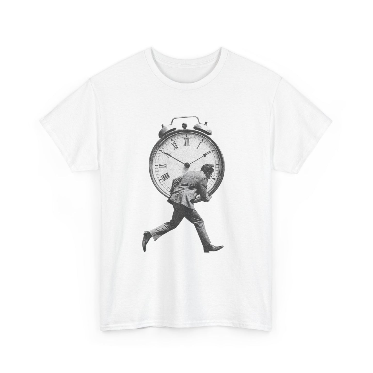 Times Running Out Graphic T Shirt NEW GIFT Unisex Heavy Cotton Tee