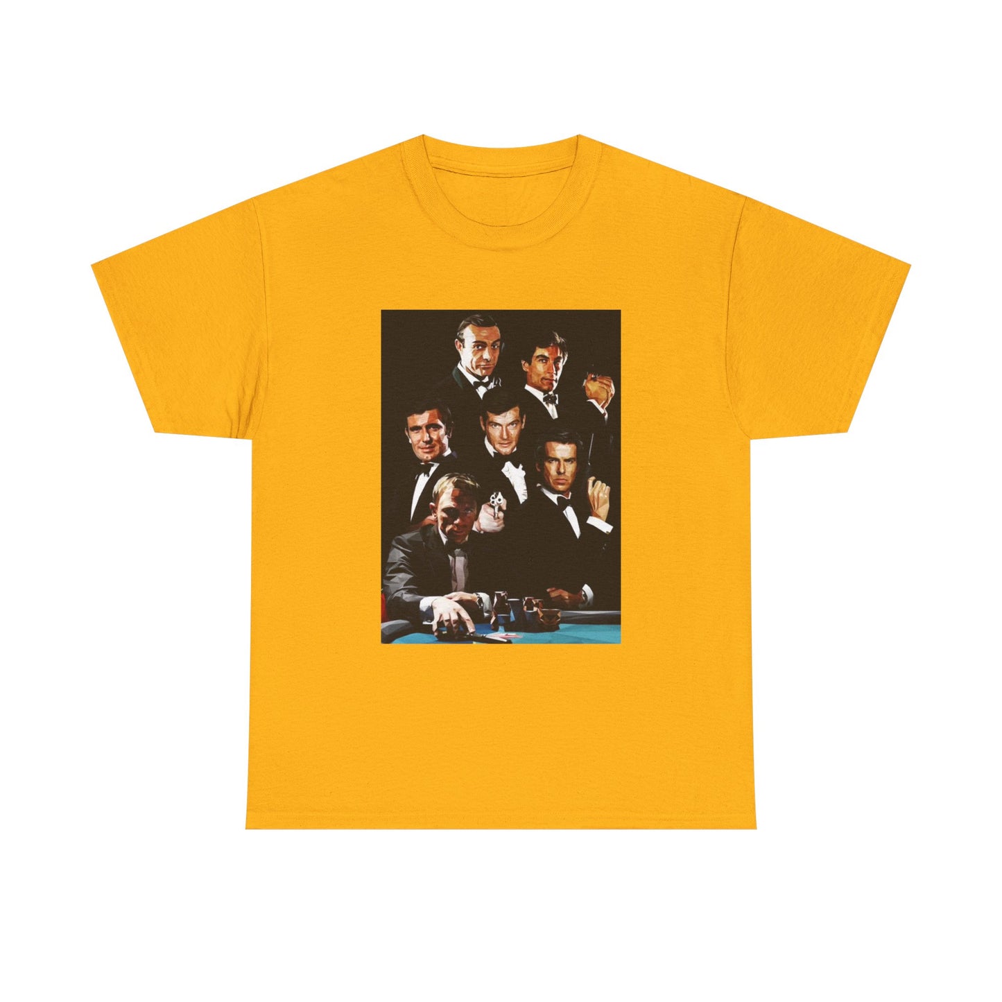 James Bond T-shirt Vintage Bond Collection Merch Unisex Heavy Cotton Tee