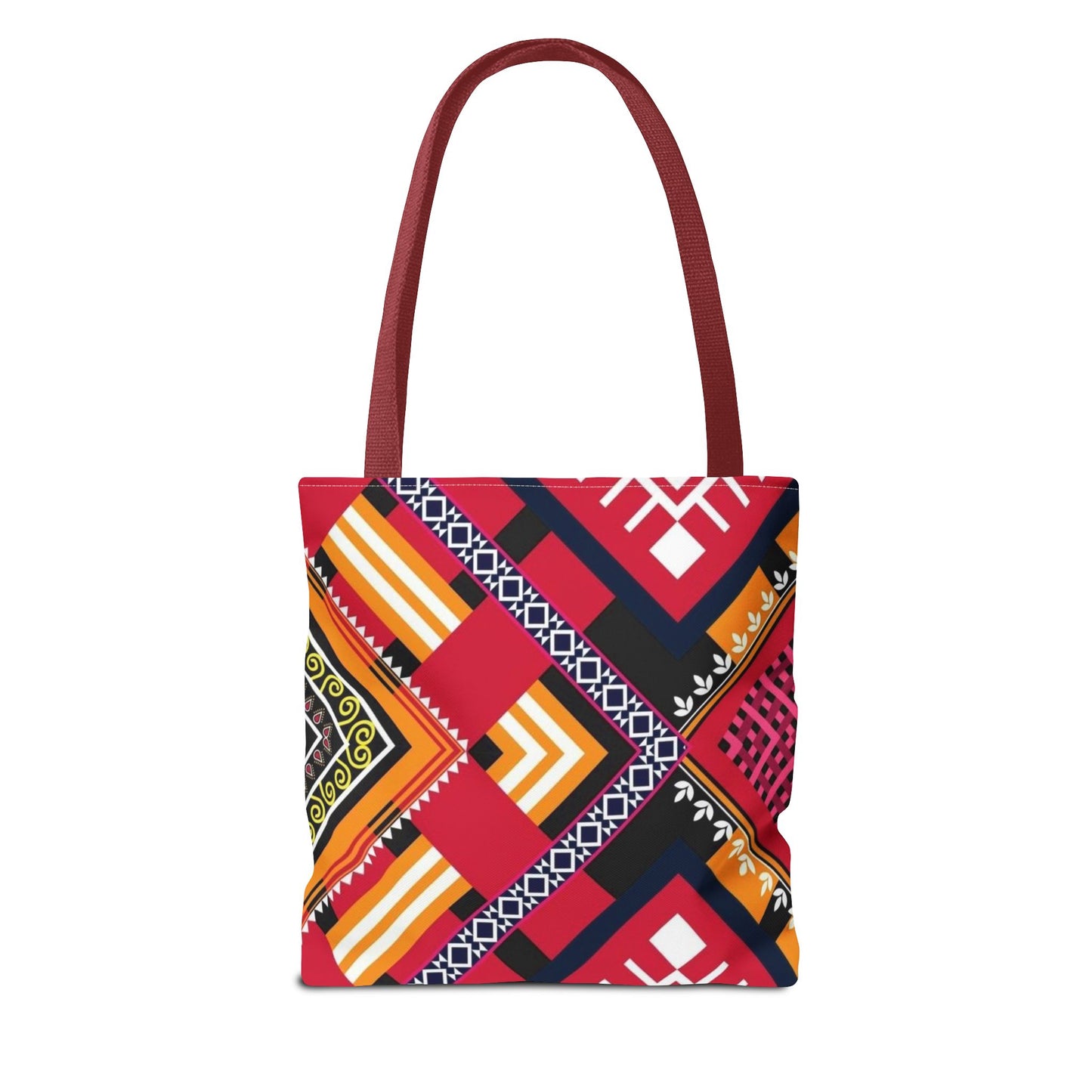 BRAND NEW WESTERN PRINT Multi Color TOTE BAG Fast Shipping (AOP) red