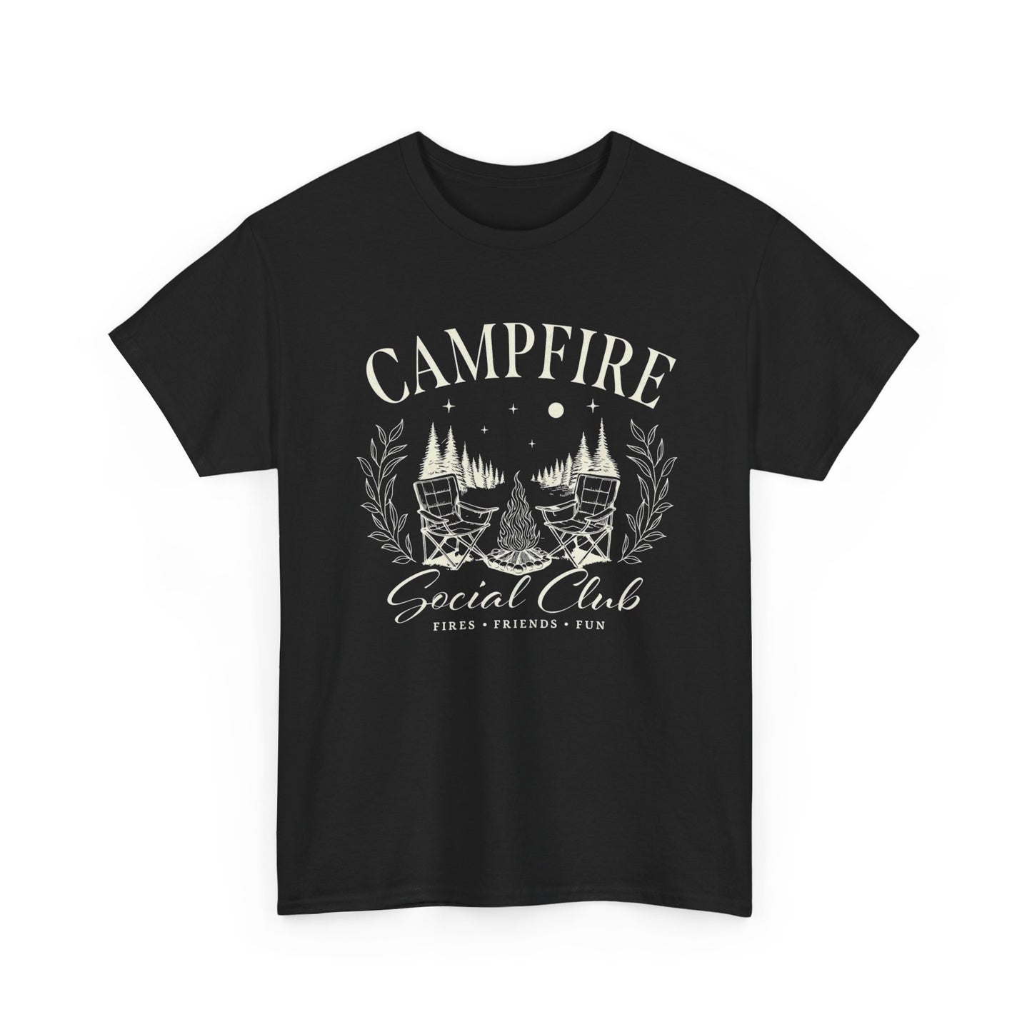 Campfire Social Club Graphic T Shirt Unisex Heavy Cotton Tee