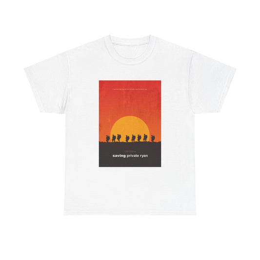 Saving Private Ryan Tshirt Vintage Movie Poster Military Unisex Heavy Cotton Tee