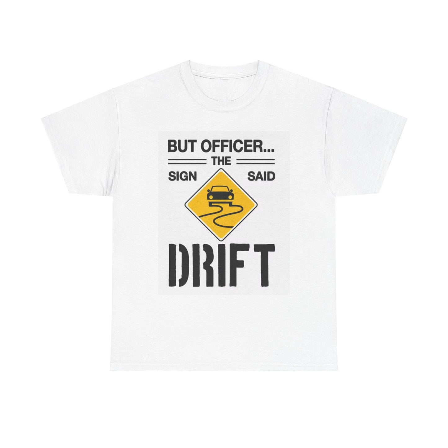 Funny Drifting Graphic T Shirt Car Gear Unisex Heavy Cotton Tee