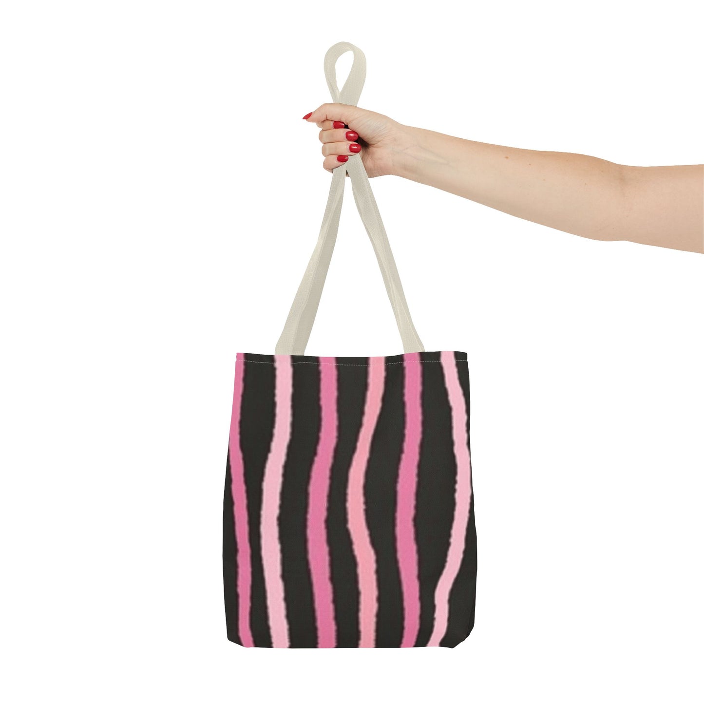 Pink Stripes BRAND NEW Modern Purse - Pocketbook - Travel Tote Bag (AOP)