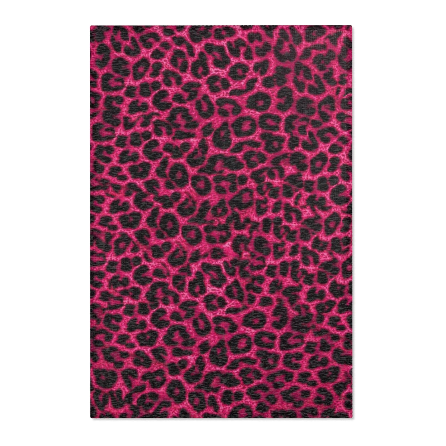 Pink Cheetah Print All Over Graphic Area Rugs