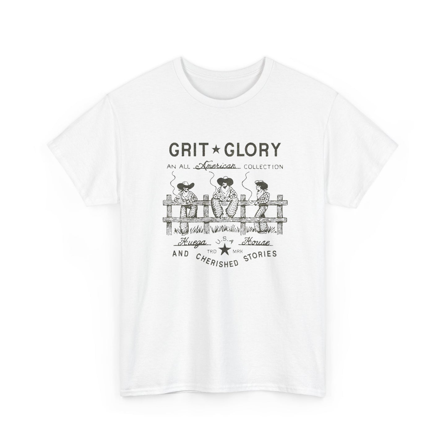 Grit And Glory Graphic T Shirt Unisex Heavy Cotton Tee