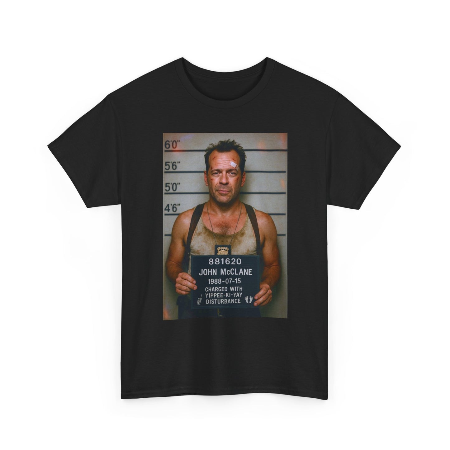 Die Hard Christmas Funny Graphic T Shirt NEW S-5XL Unisex Heavy Cotton Tee