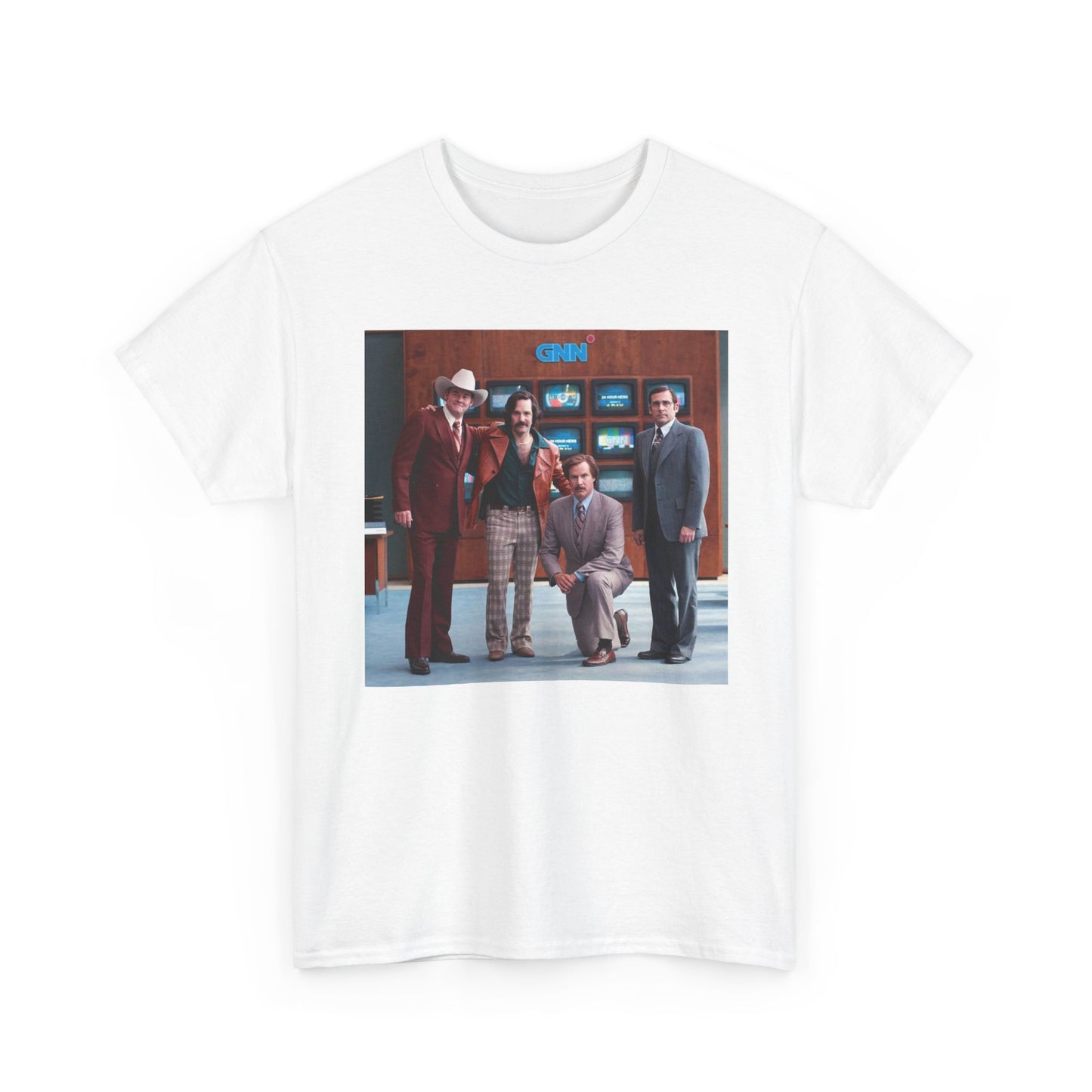 Anchorman Retro Comedy Graphic T Shirt NEW Adult Tee