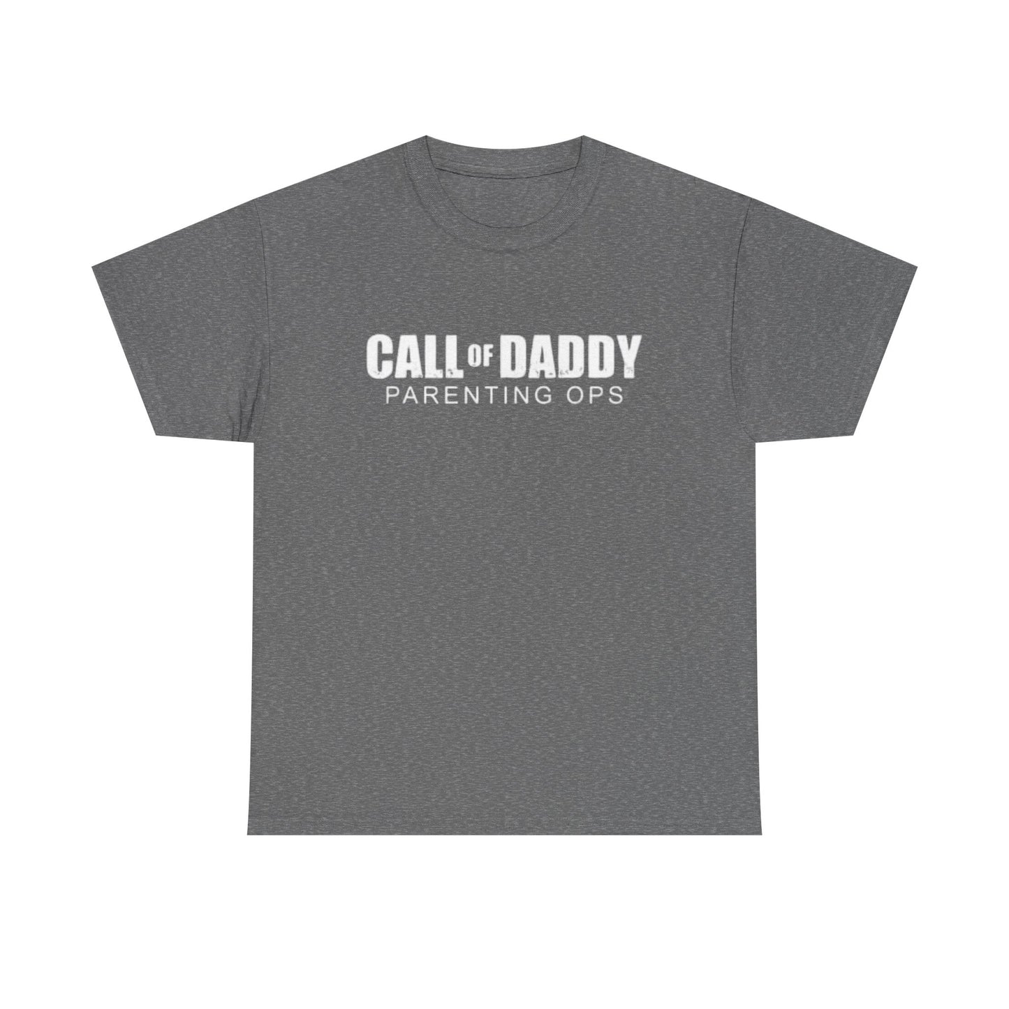 Call Of Daddy Parenting Ops Funny Shirt Gamer Dad Jokes Unisex Heavy Cotton Tee