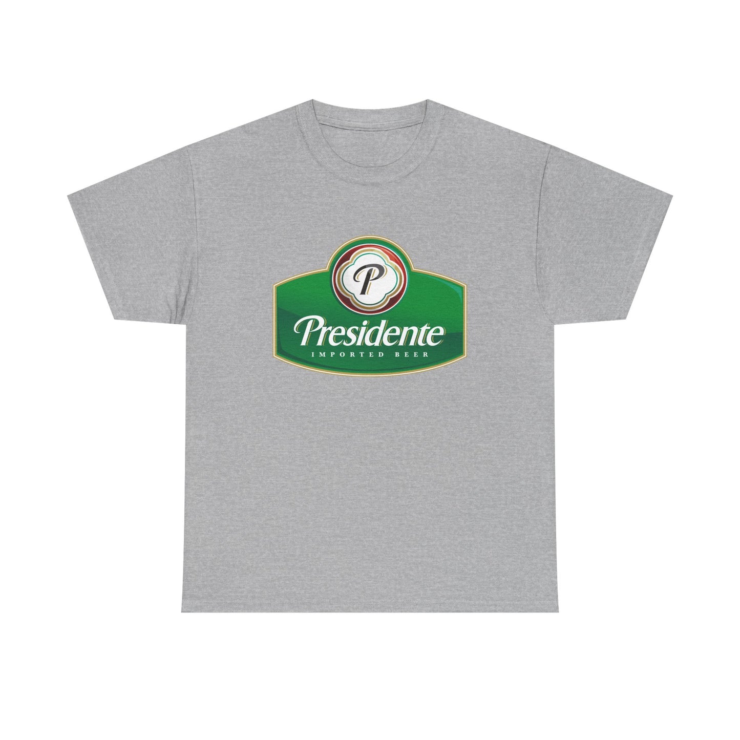 Presidente Beer Logo Shirt Retro Poster Unisex Heavy Cotton Tee