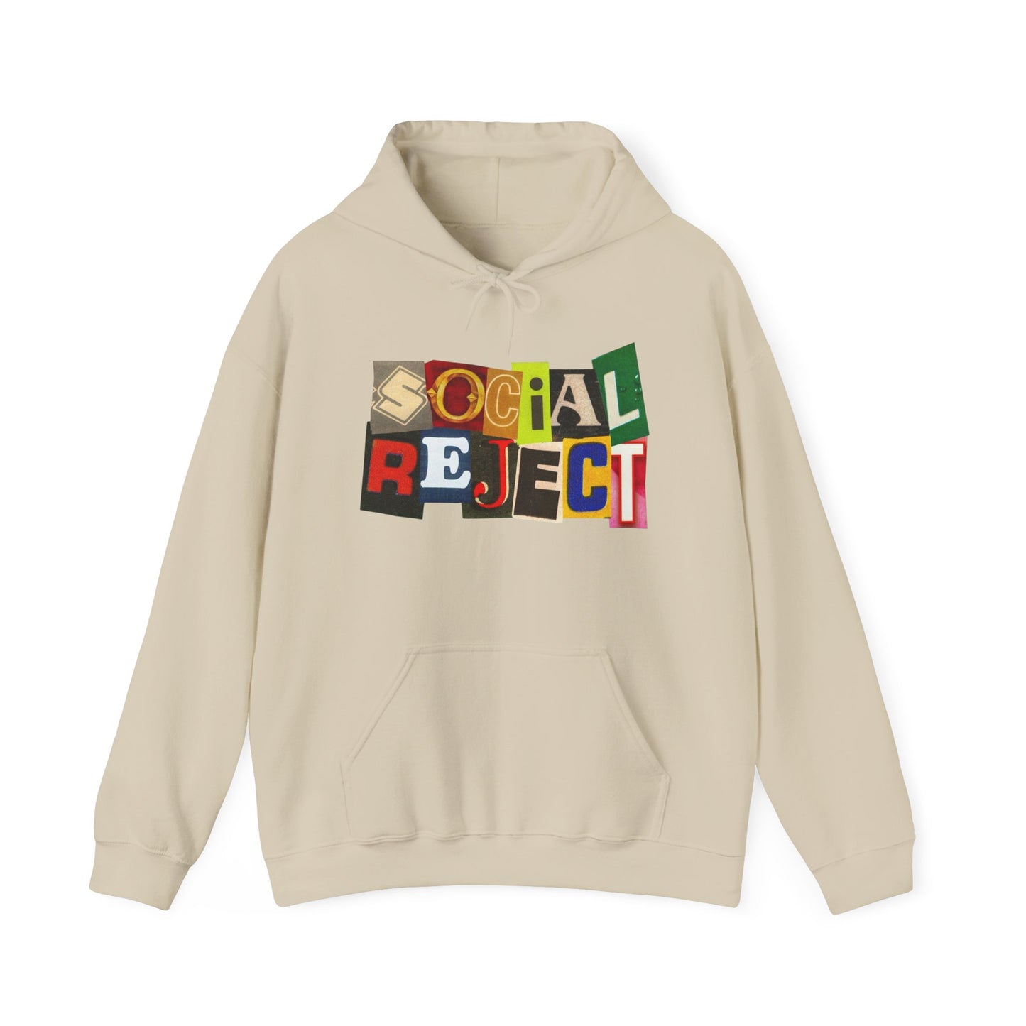 Social Reject Club Graphic Hoodie Unisex Heavy Blend™ Hooded Sweatshirt