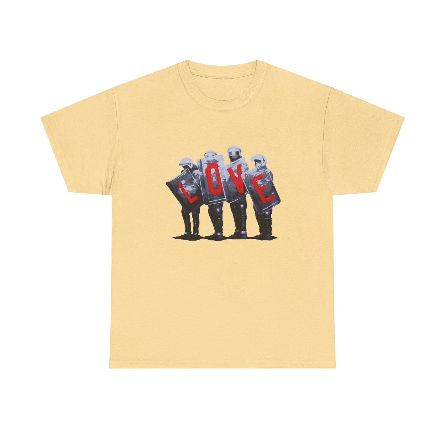 Love Riot Graphic T Shirt NEW GIFT Unisex Heavy Cotton Tee