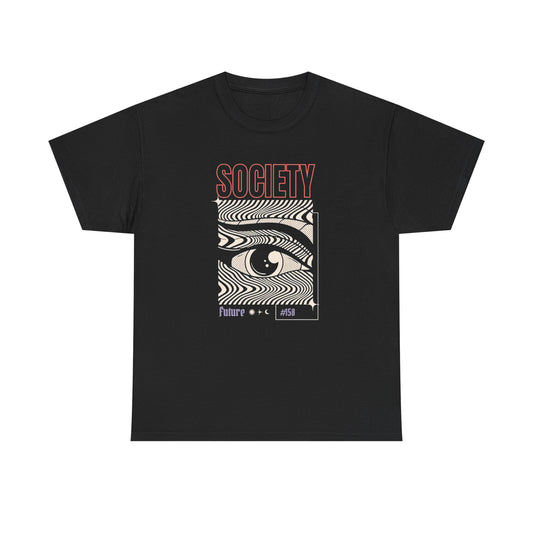 Society Future Graphic T Shirt NEW Adult Unisex Heavy Cotton Tee