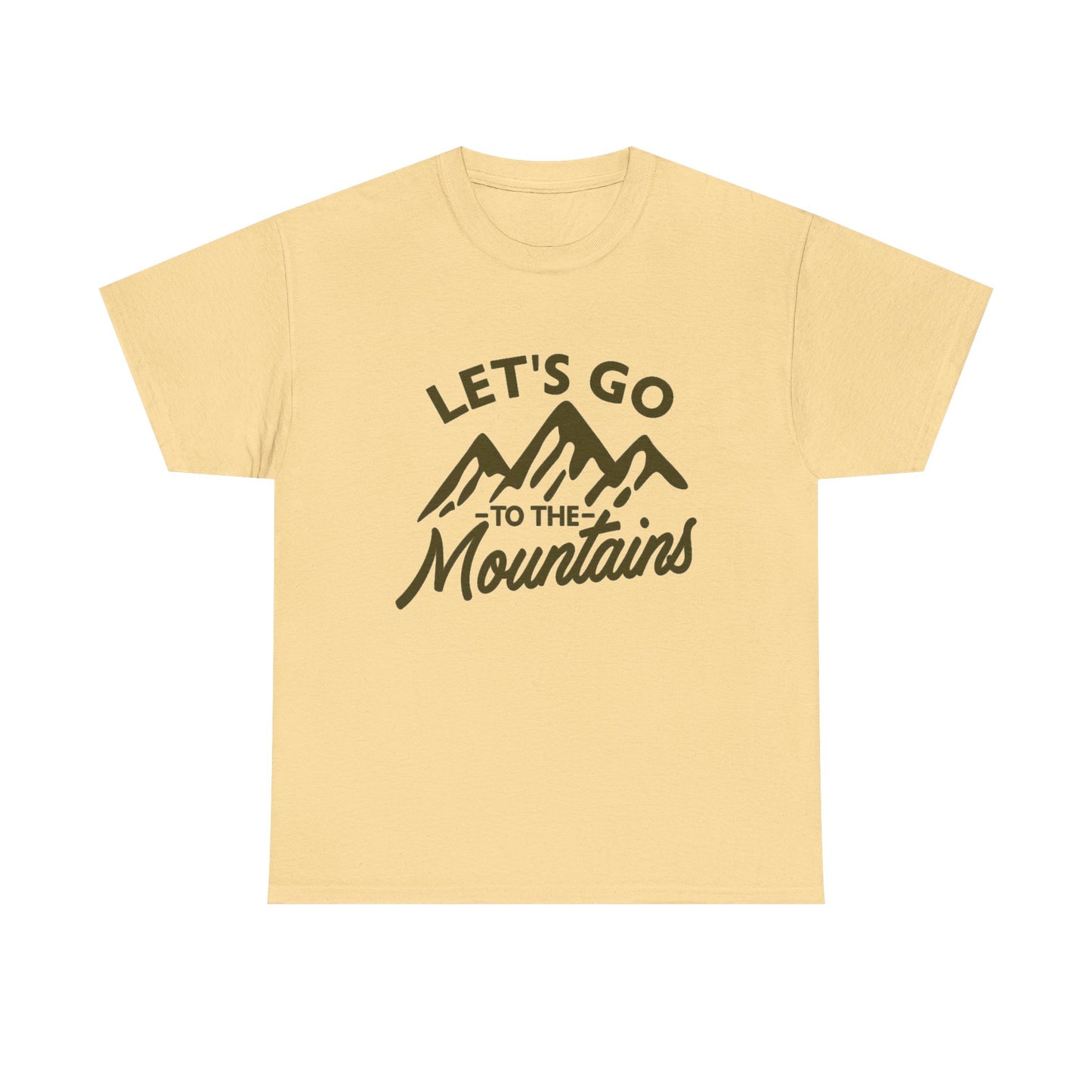 Lets Go To The Mountains Graphic T Shirt NEW ADULT