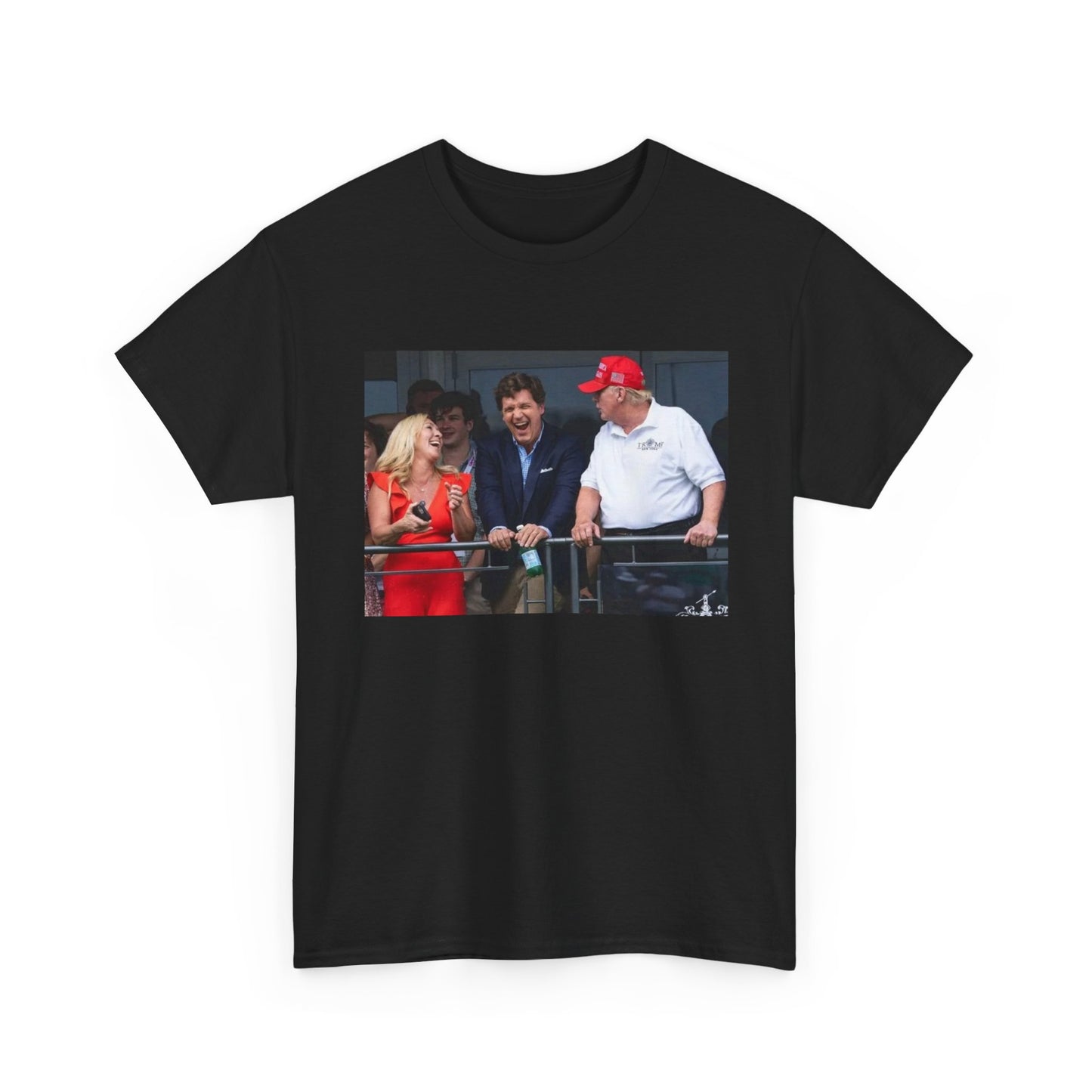 Tucker Carlson Tshirt Funny Trump gillis Nelk Unisex Heavy Cotton America