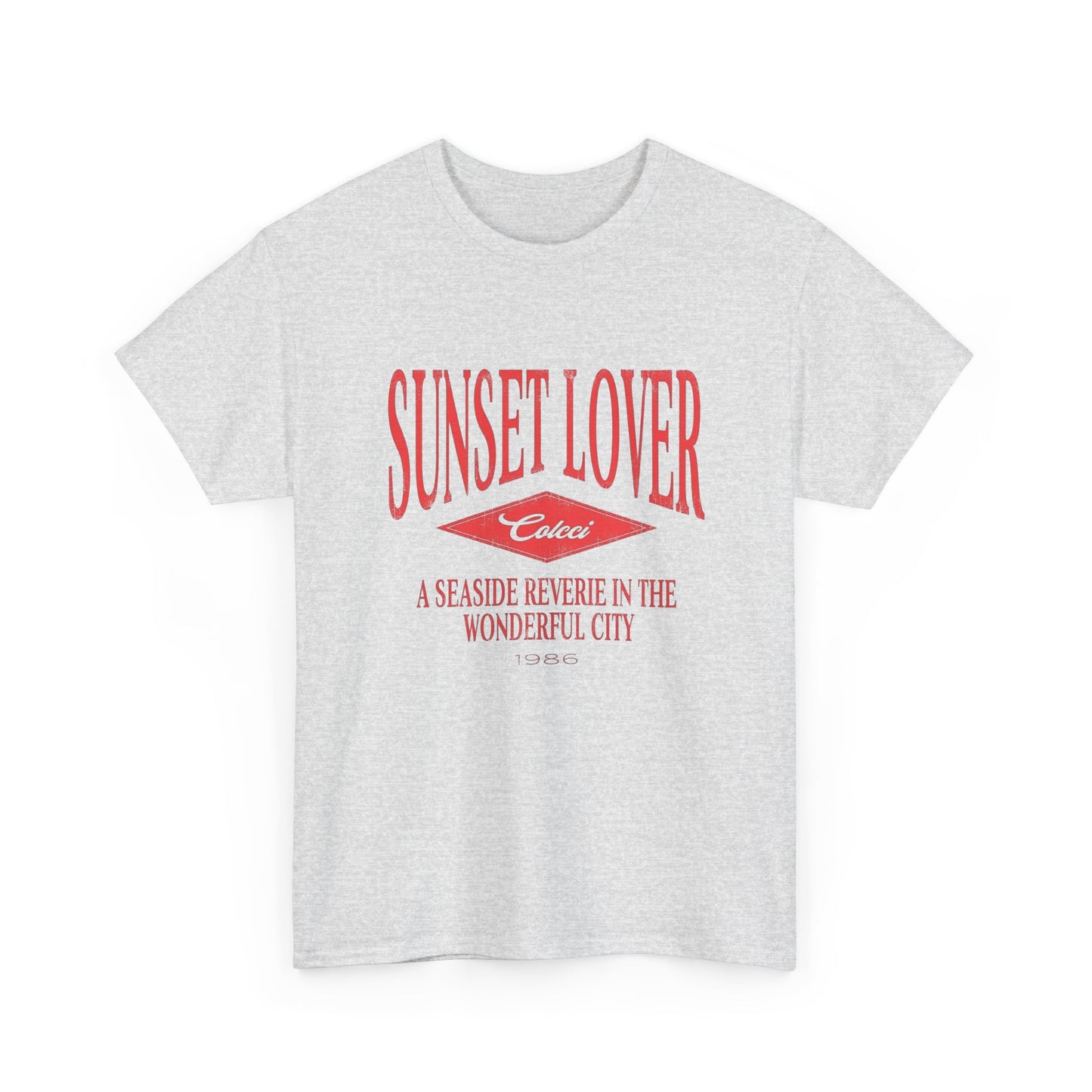 Sunset Lover Graphic T Shirt NEW Unisex Heavy Cotton Tee