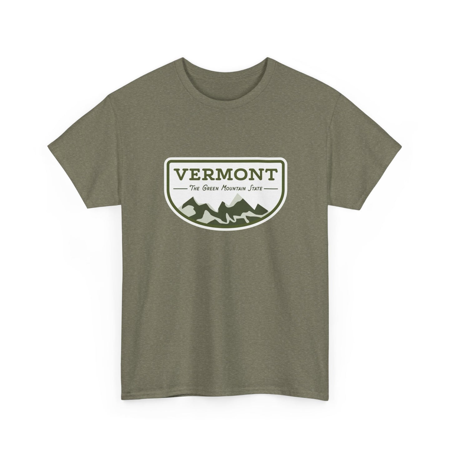 Vermont Graphic T Shirt Heavy Cotton Tee
