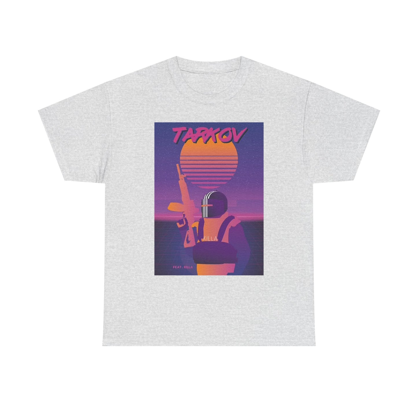 Tarkov Graphic T Shirt Vintage Video Game Poster Unisex Heavy Cotton Tee