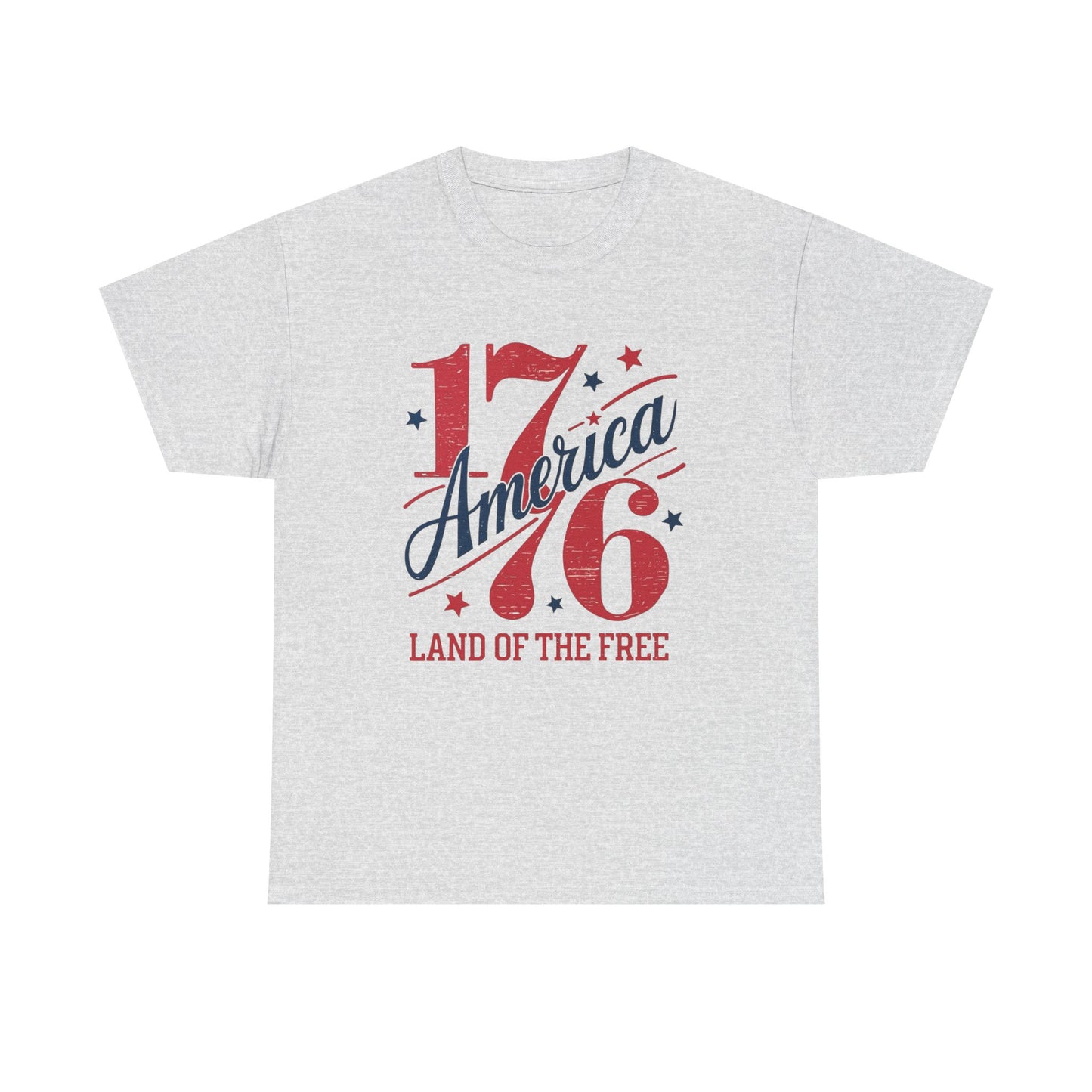 America Land Of The Free Graphic T Shirt Adult New Tee