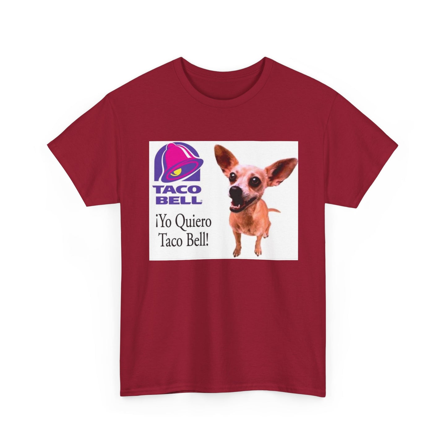 Taco Bell Shirt Funny Retro Logo Mexican Dog 90s Nostalgia Unisex Heavy Cotton
