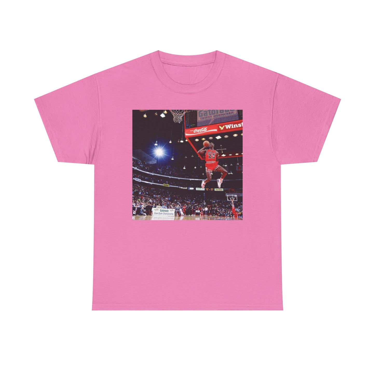 Michael Jordan Graphic T Shirt Retro Dunk Contest Unisex Heavy Cotton Tee