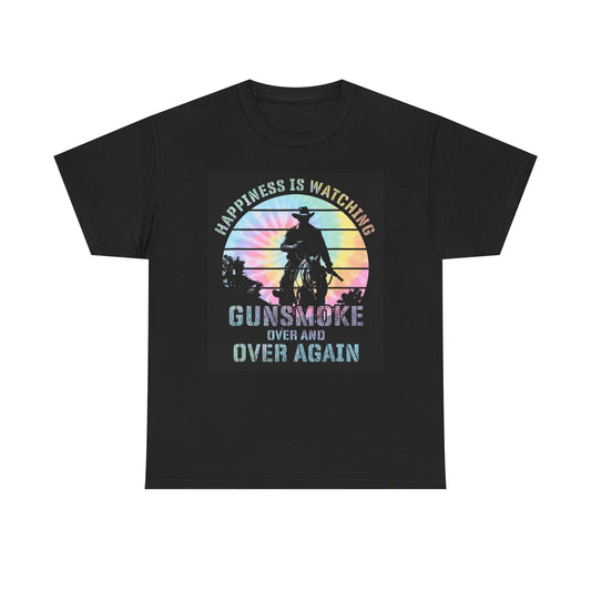 Gunsmoke Graphic T Shirt Funny Retro Tv Series Unisex Heavy Cotton Tee