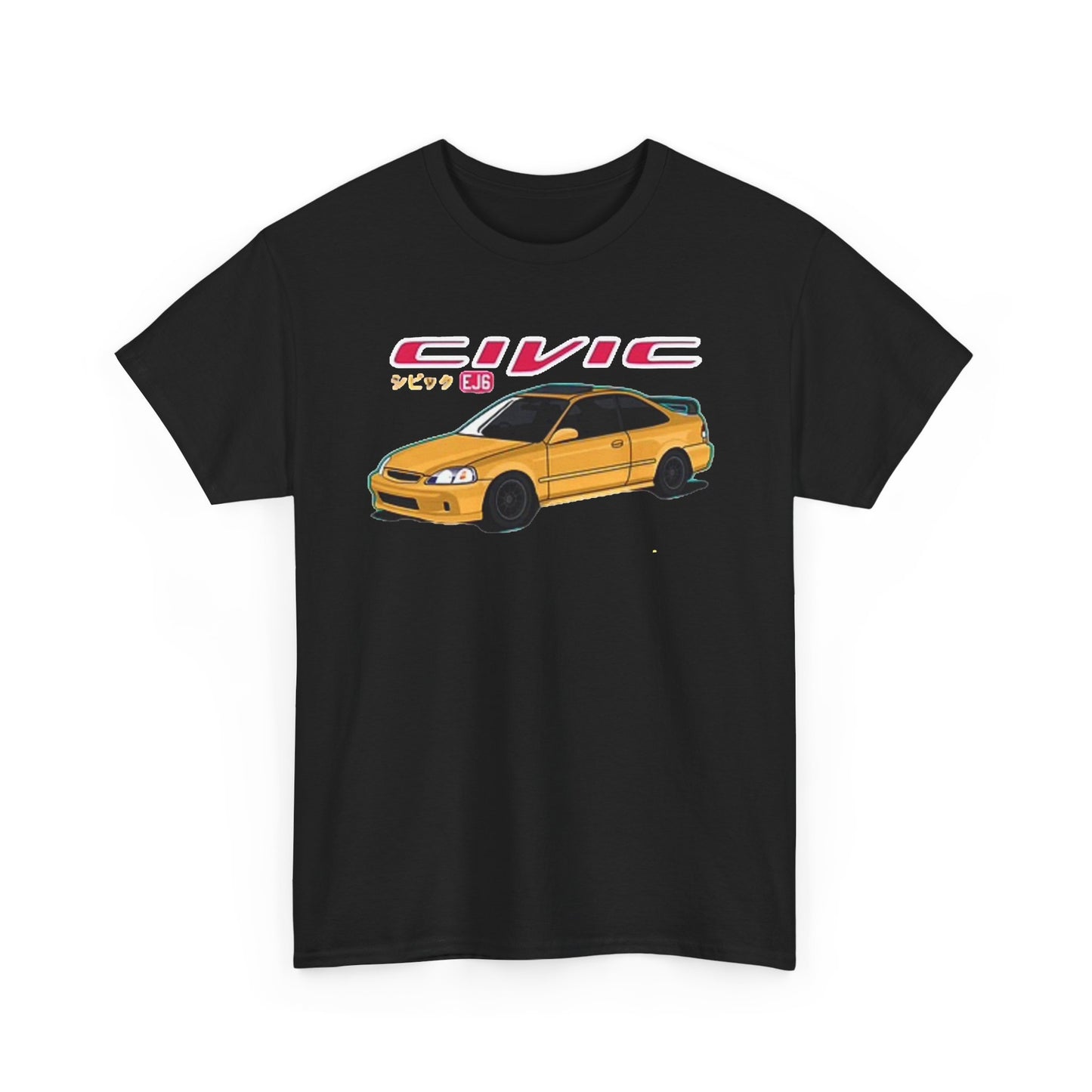 Honda Civic T Shirt JDM Tuner Cars Unisex Heavy Cotton Tee
