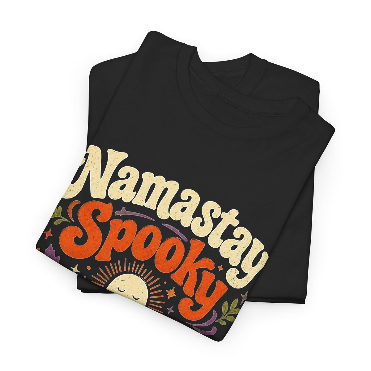 Namastay Spooky Ghost Halloween T-Shirt Men's Graphic Tee