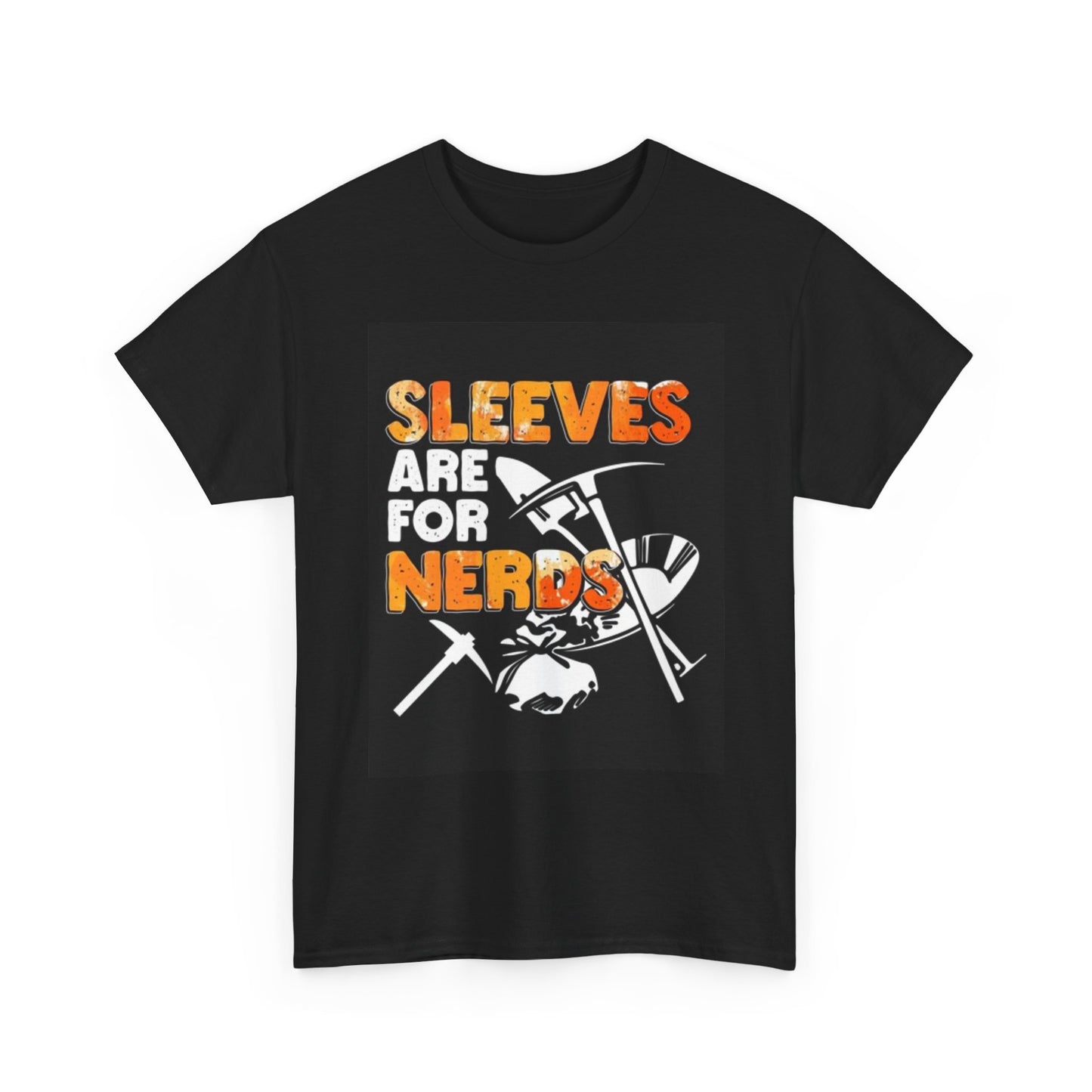 Sleeves Are For Nerds Shirt Funny Blue Collar  Work Unisex Heavy Cotton Tee
