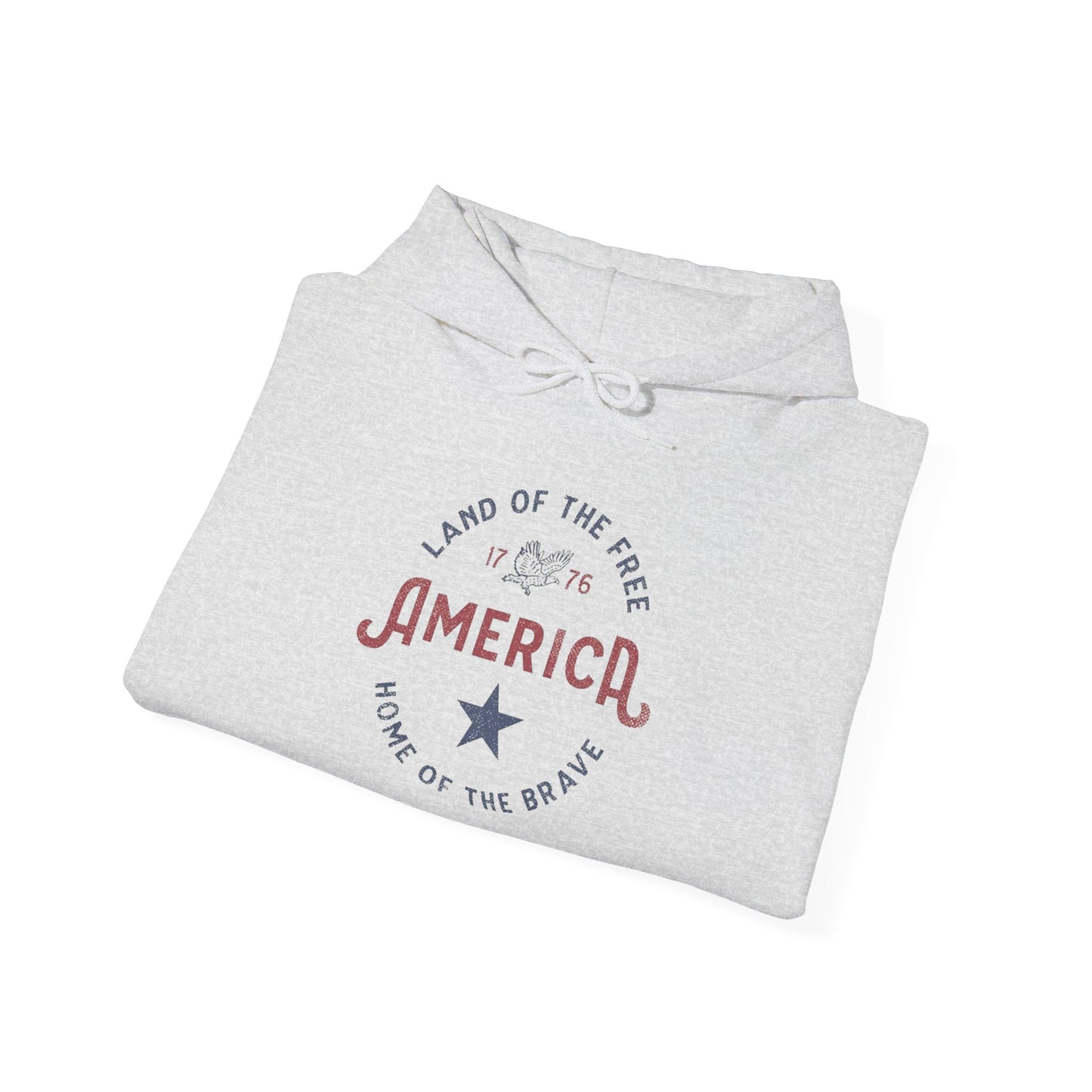 America Home Of The Brave Graphic Hoodie Heavy Blend™ NEW Sweatshirt
