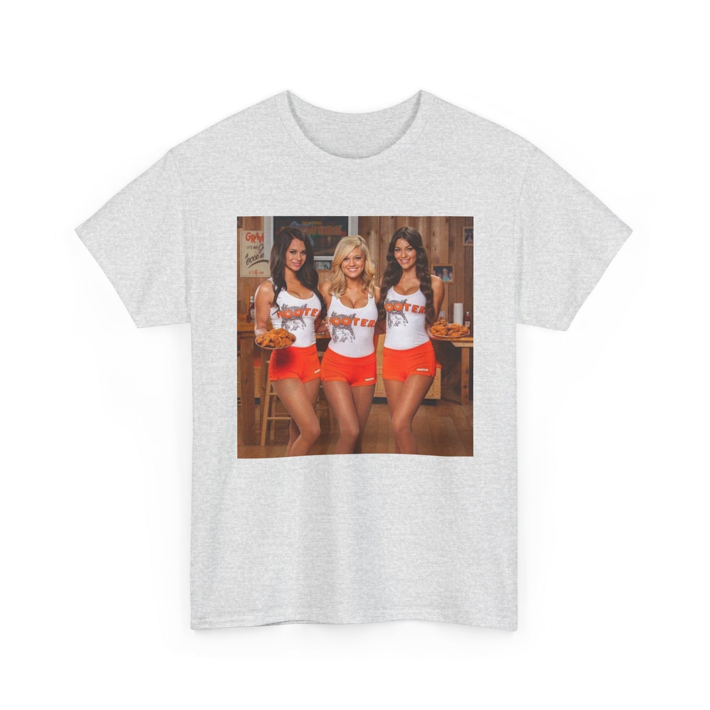 Hooters Models Retro T Shirt Unisex Heavy Cotton Tee Gift