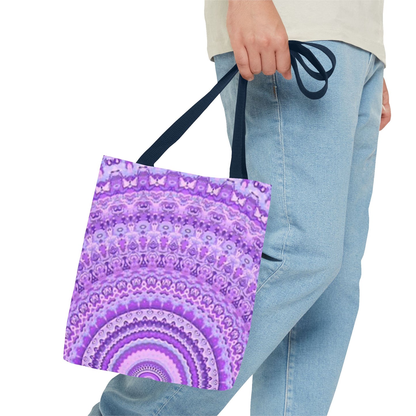 Trippy Purple Multi Color BRAND NEW MODERN Tote Bag (AOP)