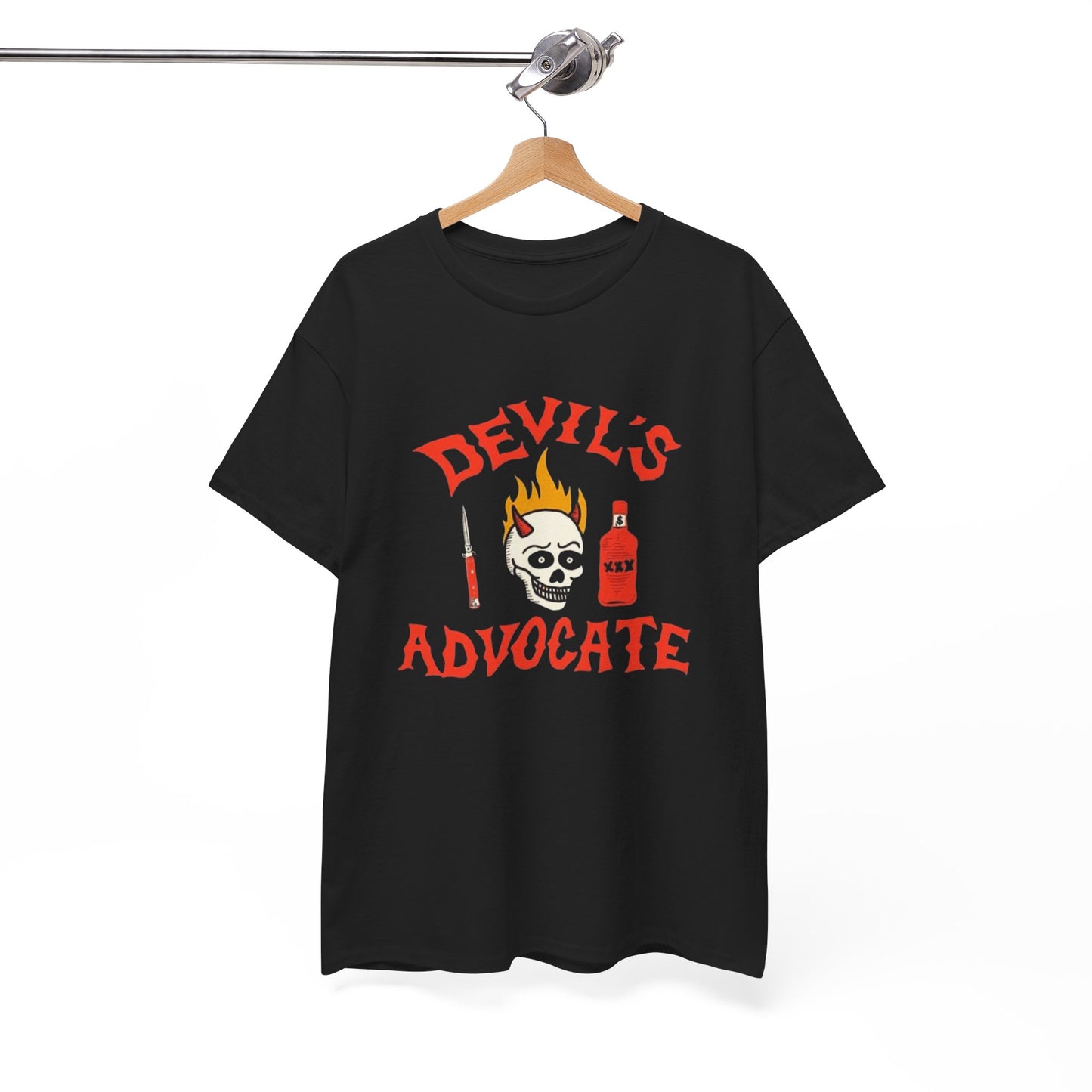 The Devils Advocate Graphic T Shirt Unisex Heavy Cotton Tee
