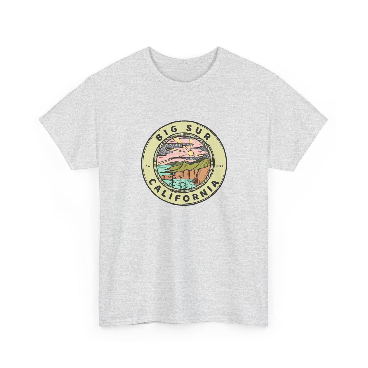 Big Sur California Graphic T Shirt NEW Adult Tee