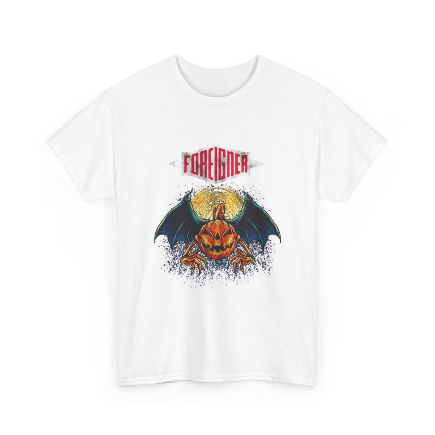 Foreigner Graphic T Shirt Vintage Retro 80s Band Merch Unisex Heavy Cotton Tee