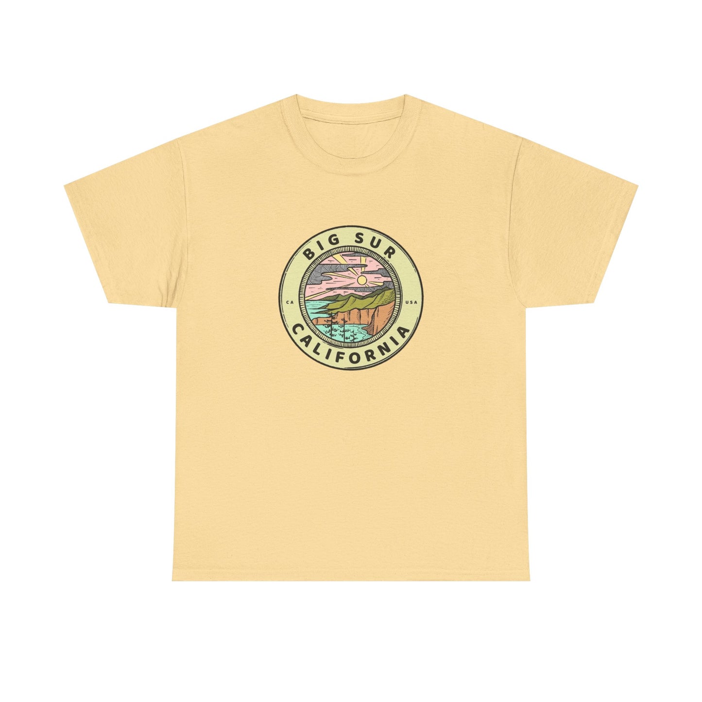 Big Sur California Graphic T Shirt NEW Adult Tee