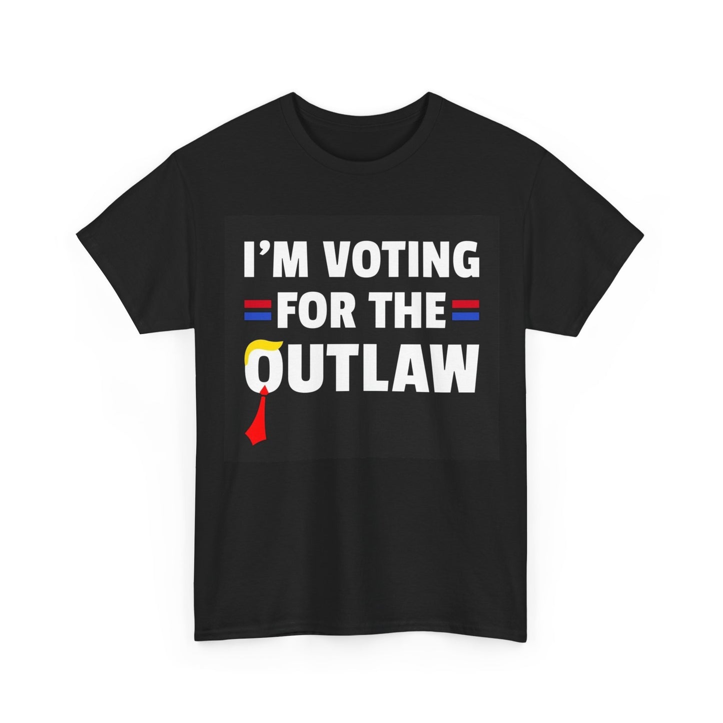 Im Voting For The Outlaw Tshirt Trump 2024 President USA Unisex Heavy Cotton Tee