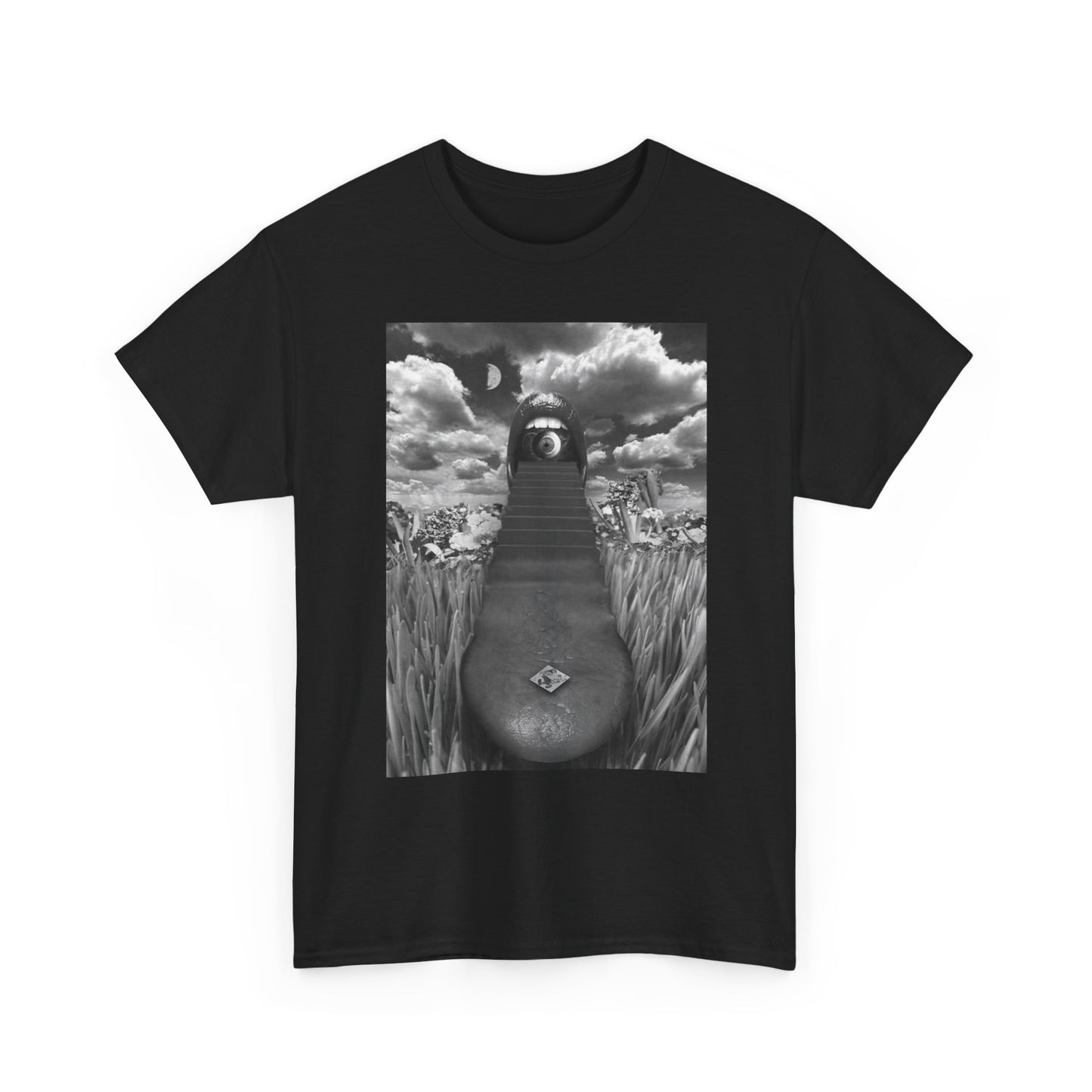 Acid Tongue Trip Funny Graphic T Shirt Unisex Heavy Cotton Tee