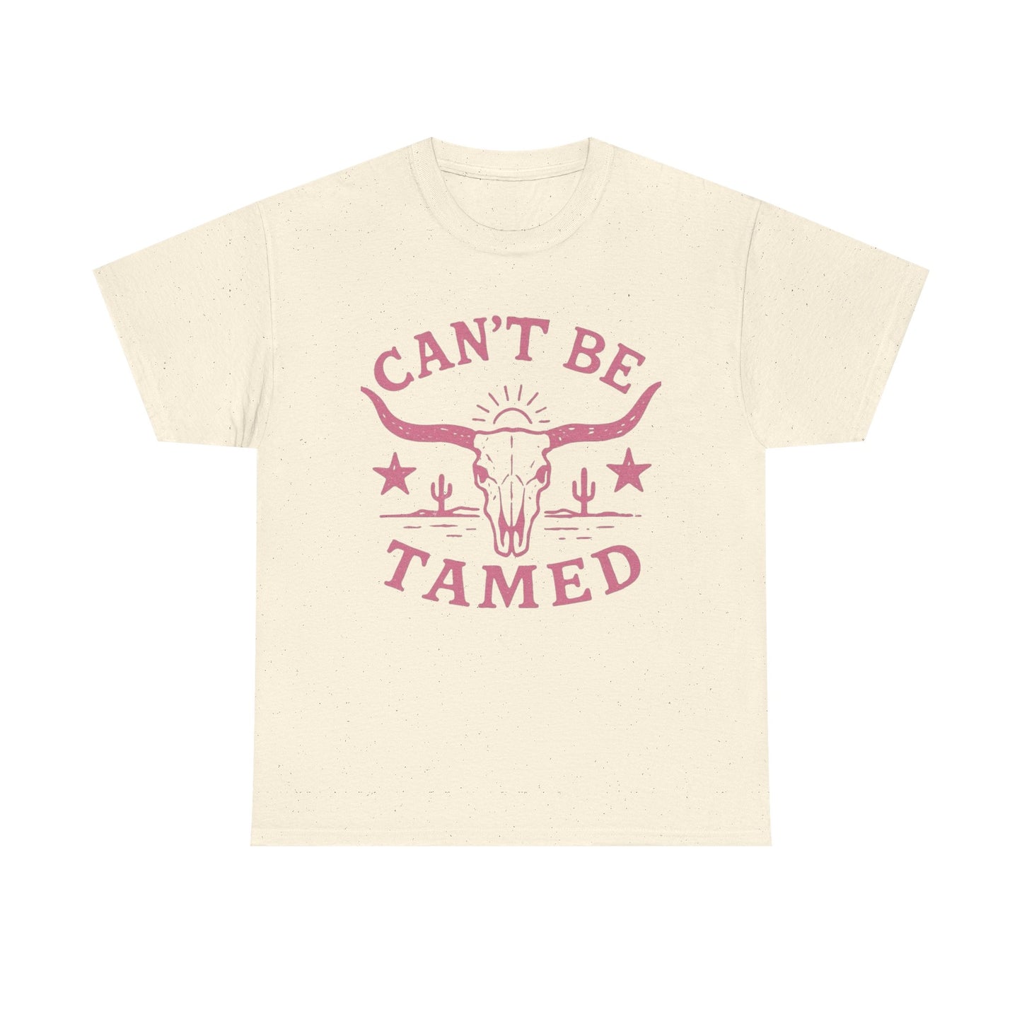 Cant Be Tamed Cowgirl Graphic T Shirt ALL SIZES Tee Unisex Heavy Cotton