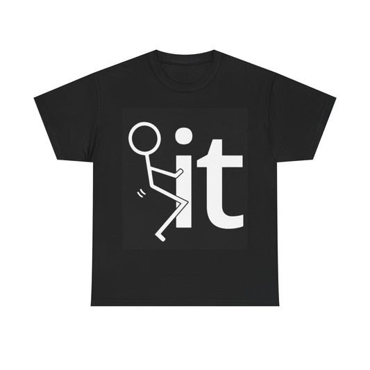 F It Shirt Funny Graphic Motorcycle Jokes Comedy Unisex Heavy Cotton Tee