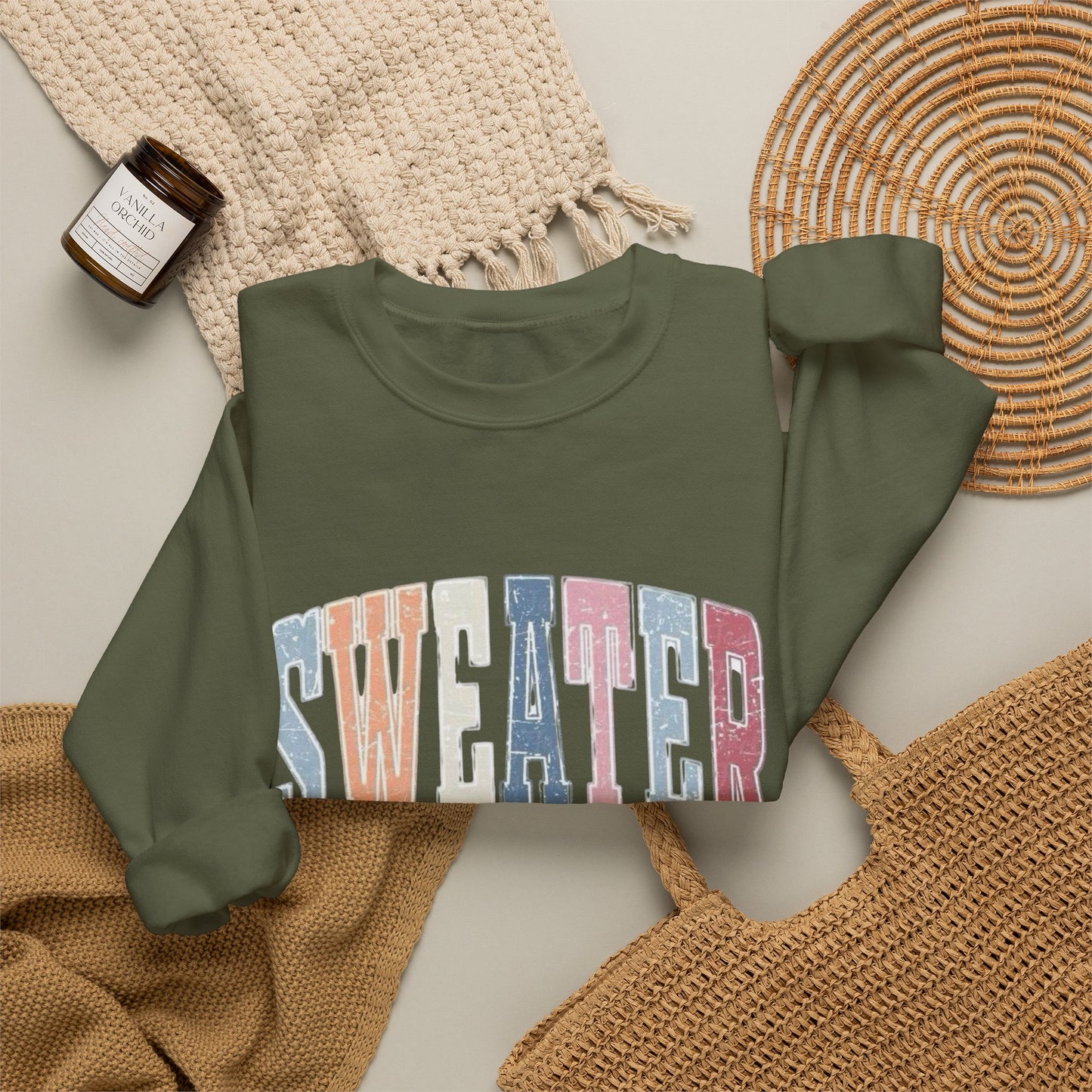 Sweater Weather Graphic Sweater NEW Unisex Heavy Blend™ Crewneck Sweatshirt